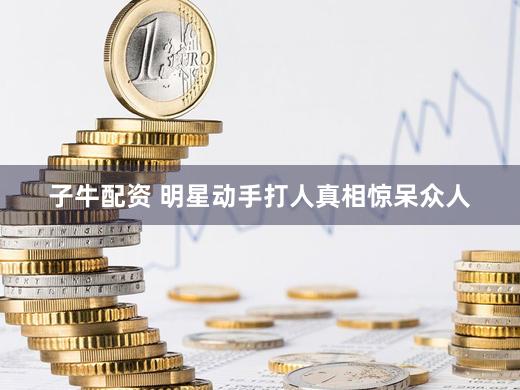 子牛配资 明星动手打人真相惊呆众人