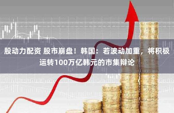 股动力配资 股市崩盘！韩国：若波动加重，将积极运转100万亿韩元的市集辩论