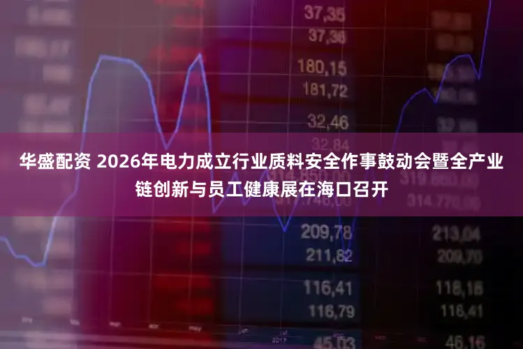 华盛配资 2026年电力成立行业质料安全作事鼓动会暨全产业链创新与员工健康展在海口召开