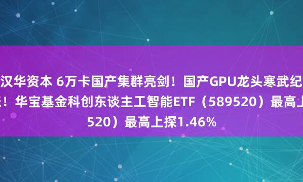 汉华资本 6万卡国产集群亮剑！国产GPU龙头寒武纪强势8连涨！华宝基金科创东谈主工智能ETF（589520）最高上探1.46%