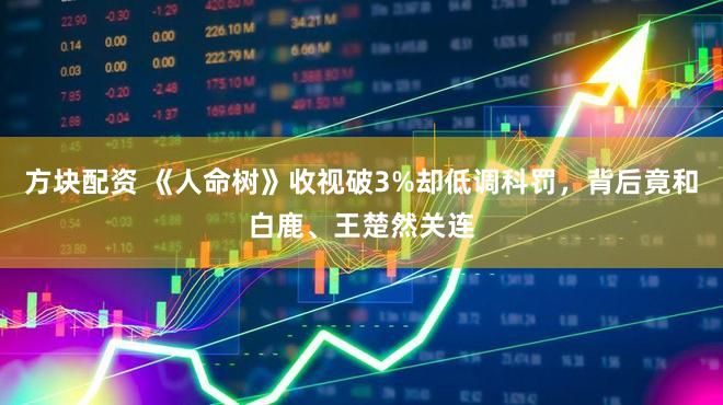 方块配资 《人命树》收视破3%却低调科罚，背后竟和白鹿、王楚然关连